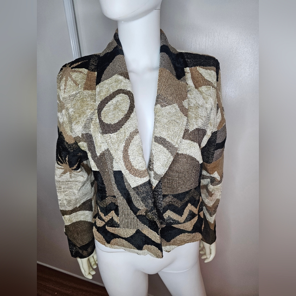 Exposure VTG Women's Abstract Patterned Jacket Size M - Picture 6 of 8
